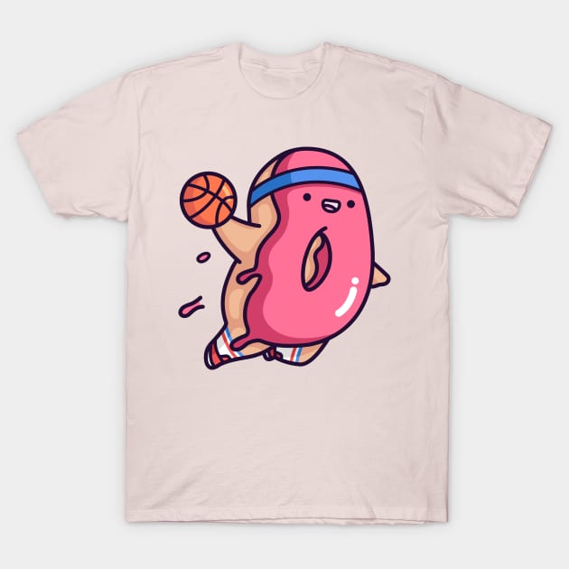 Pink Dunkin Donut T-Shirt by Proud Potato